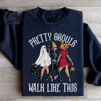 Pretty Ghouls Walk Like This Sweatshirt Peachy Sunday
