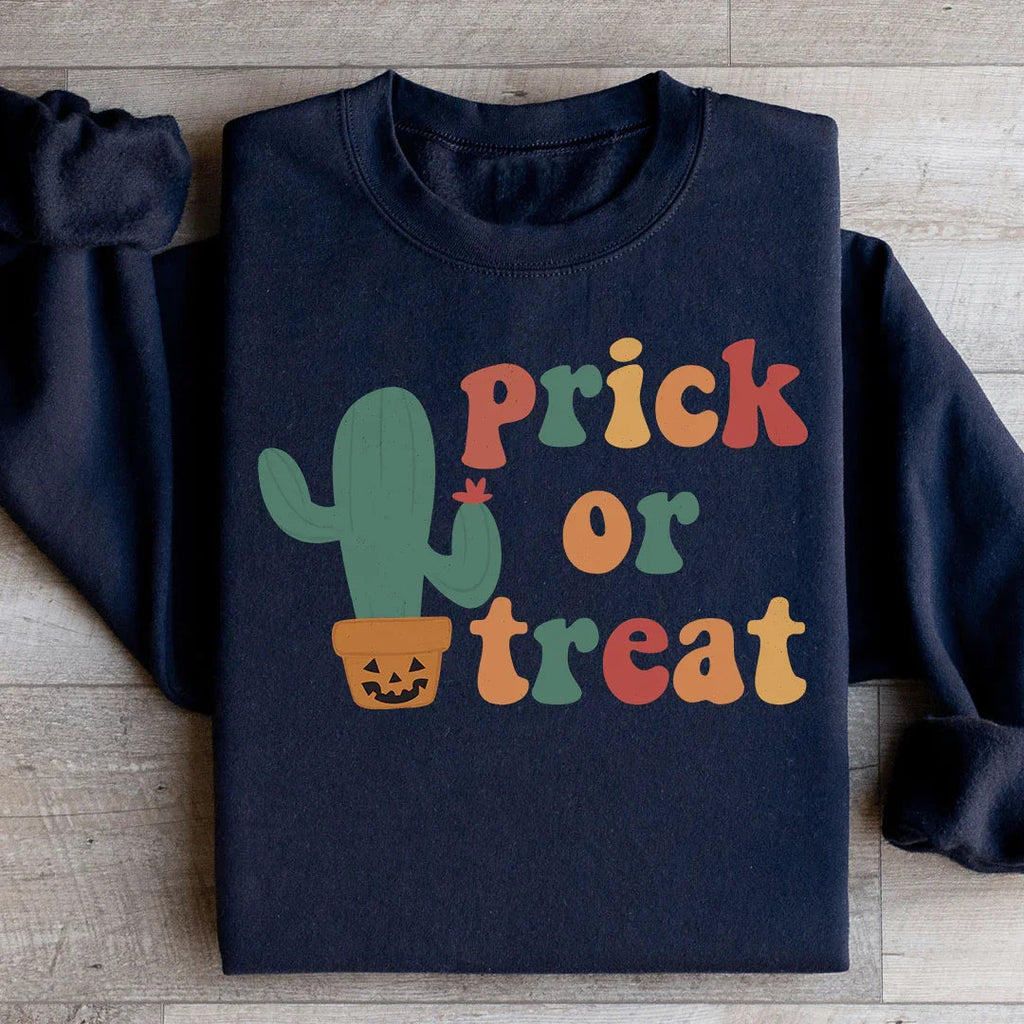 Prick Or Treat Sweatshirt Peachy Sunday