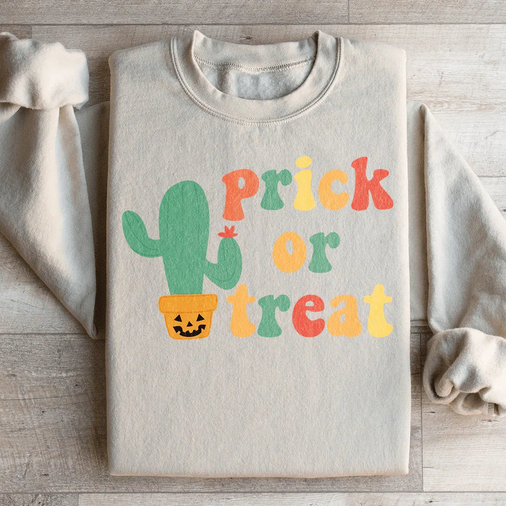 Prick Or Treat Sweatshirt Peachy Sunday