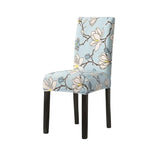 Print Pattened Dining Chair Cover Spandex Elastic Chair Slipcover Stretch Case For Chairs Wedding Hotel Banquet  Fit Stretch Short Dining Room Chair Covers with Printed Pattern Banquet Chair Seat Protector Slipcover For Home Party Hotel Wedding Ceremony Stevvex