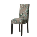 Print Pattened Dining Chair Cover Spandex Elastic Chair Slipcover Stretch Case For Chairs Wedding Hotel Banquet  Fit Stretch Short Dining Room Chair Covers with Printed Pattern Banquet Chair Seat Protector Slipcover For Home Party Hotel Wedding Ceremony Stevvex