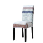 Print Pattened Dining Chair Cover Spandex Elastic Chair Slipcover Stretch Case For Chairs Wedding Hotel Banquet  Fit Stretch Short Dining Room Chair Covers with Printed Pattern Banquet Chair Seat Protector Slipcover For Home Party Hotel Wedding Ceremony Stevvex