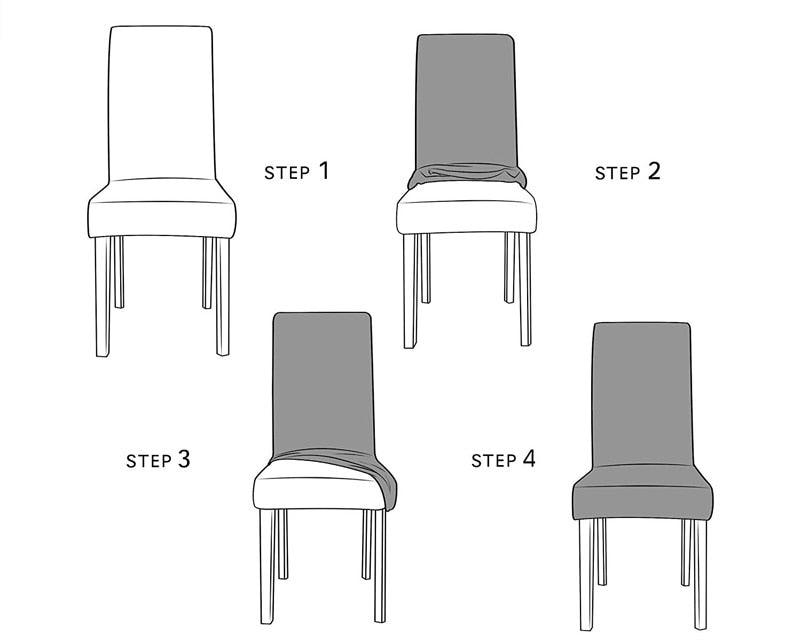 Print Pattened Dining Chair Cover Spandex Elastic Chair Slipcover Stretch Case For Chairs Wedding Hotel Banquet  Fit Stretch Short Dining Room Chair Covers with Printed Pattern Banquet Chair Seat Protector Slipcover For Home Party Hotel Wedding Ceremony Stevvex