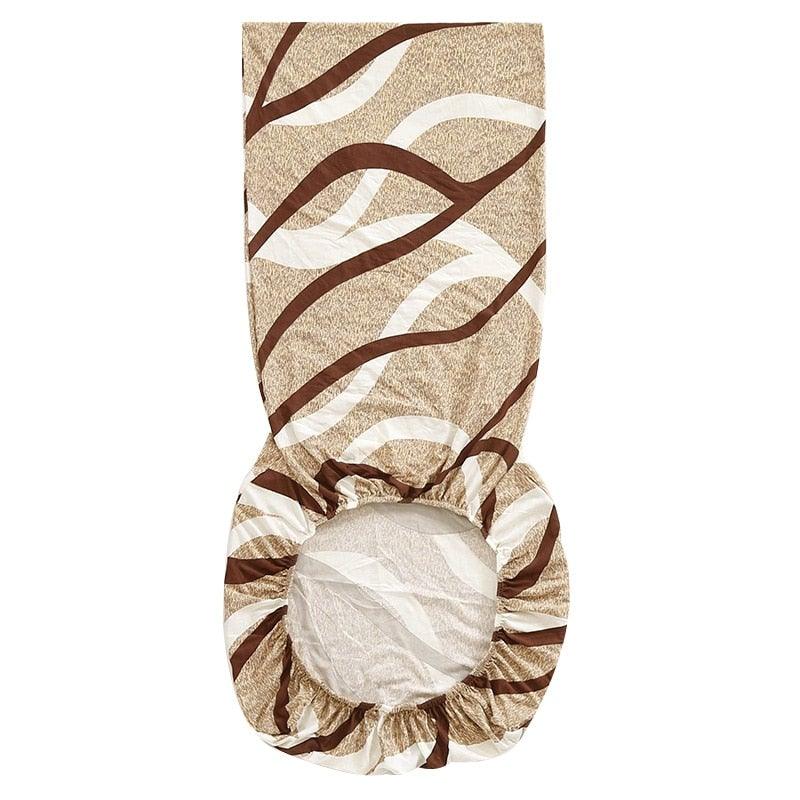 Print Pattened Dining Chair Cover Spandex Elastic Chair Slipcover Stretch Case For Chairs Wedding Hotel Banquet  Fit Stretch Short Dining Room Chair Covers with Printed Pattern Banquet Chair Seat Protector Slipcover For Home Party Hotel Wedding Ceremony Stevvex