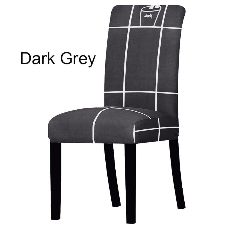 Printed Chair Cover Economical and Practical Stretch Seat Cover Slipcovers Big Elastic Washable Dining Chairs Beach Chairs Removable Washable Short Parsons Kitchen Chair Covers Protector for Dining Room Hote Stevvex