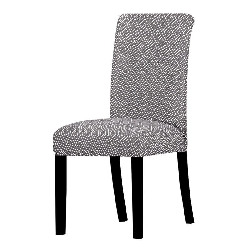 Printed Chair Cover Economical and Practical Stretch Seat Cover Slipcovers Big Elastic Washable Dining Chairs Beach Chairs Removable Washable Short Parsons Kitchen Chair Covers Protector for Dining Room Hote Stevvex