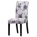 Printed Chair Cover Economical and Practical Stretch Seat Cover Slipcovers Big Elastic Washable Dining Chairs Beach Chairs Removable Washable Short Parsons Kitchen Chair Covers Protector for Dining Room Hote Stevvex