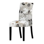 Printed Chair Cover Economical and Practical Stretch Seat Cover Slipcovers Big Elastic Washable Dining Chairs Beach Chairs Removable Washable Short Parsons Kitchen Chair Covers Protector for Dining Room Hote Stevvex