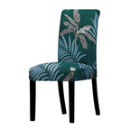 Printed Chair Cover Economical and Practical Stretch Seat Cover Slipcovers Big Elastic Washable Dining Chairs Beach Chairs Removable Washable Short Parsons Kitchen Chair Covers Protector for Dining Room Hote Stevvex