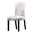 Printed Chair Cover Economical and Practical Stretch Seat Cover Slipcovers Big Elastic Washable Dining Chairs Beach Chairs Removable Washable Short Parsons Kitchen Chair Covers Protector for Dining Room Hote Stevvex