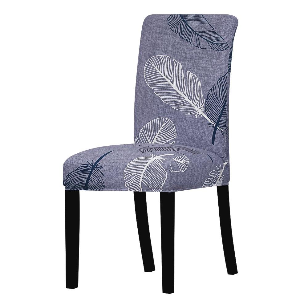 Printed Chair Cover Economical and Practical Stretch Seat Cover Slipcovers Big Elastic Washable Dining Chairs Beach Chairs Removable Washable Short Parsons Kitchen Chair Covers Protector for Dining Room Hote Stevvex