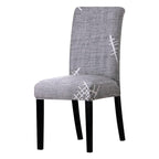Printed Chair Cover Economical and Practical Stretch Seat Cover Slipcovers Big Elastic Washable Dining Chairs Beach Chairs Removable Washable Short Parsons Kitchen Chair Covers Protector for Dining Room Hote Stevvex