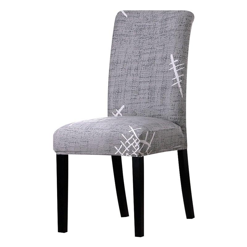 Printed Chair Cover Economical and Practical Stretch Seat Cover Slipcovers Big Elastic Washable Dining Chairs Beach Chairs Removable Washable Short Parsons Kitchen Chair Covers Protector for Dining Room Hote Stevvex