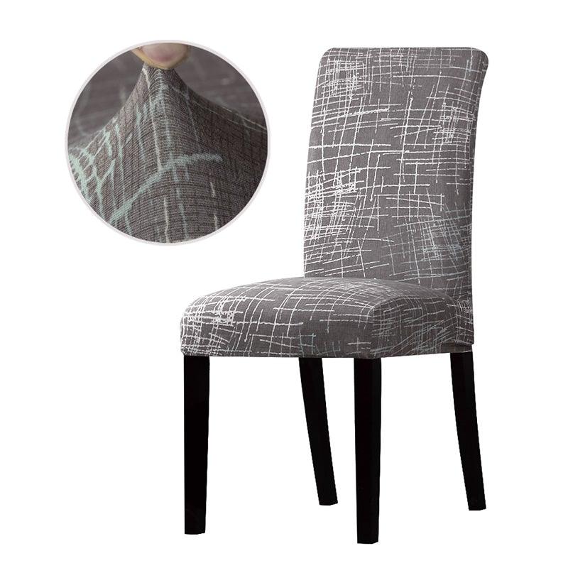 Printed Chair Cover Economical and Practical Stretch Seat Cover Slipcovers Big Elastic Washable Dining Chairs Beach Chairs Removable Washable Short Parsons Kitchen Chair Covers Protector for Dining Room Hote Stevvex