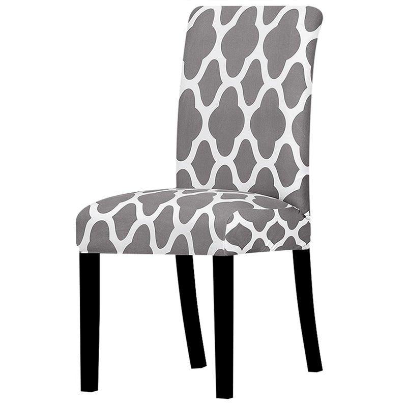 Printed Chair Cover Economical and Practical Stretch Seat Cover Slipcovers Big Elastic Washable Dining Chairs Beach Chairs Removable Washable Short Parsons Kitchen Chair Covers Protector for Dining Room Hote Stevvex