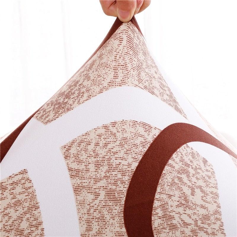 Printed Chair Cover Spandex Stretch Durable Soft Seat Chair Covers Slipcovers for Kitchen Dining Room Wedding Banquet Hotel  Chair Covers for Dining Room Stretch Spandex Removable Washable Anti-dust Seat Slipcover  Protector for Hotel Office Ceremony Stevvex
