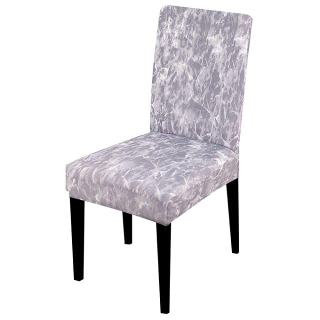 Printed Chair Cover Spandex Stretch Slipcovers Elastic Chair Covers Dining Banquet Home Hotel Weddings Christmas Seat Protector Super Fit Slipcover Stretch Removable Washable Soft Spandex Fabric For Home Hotel Dining Room Ceremony Banquet Wedding Party Stevvex