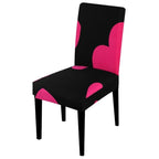 Printed Chair Cover Spandex Stretch Slipcovers Elastic Chair Covers Dining Banquet Home Hotel Weddings Christmas Seat Protector Super Fit Slipcover Stretch Removable Washable Soft Spandex Fabric For Home Hotel Dining Room Ceremony Banquet Wedding Party Stevvex