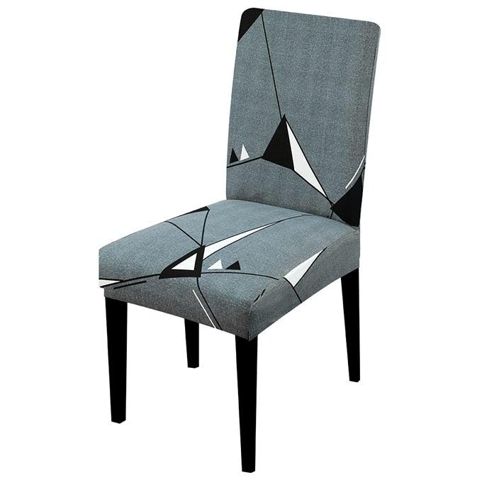 Printed Chair Cover Spandex Stretch Slipcovers Elastic Chair Covers Dining Banquet Home Hotel Weddings Christmas Seat Protector Super Fit Slipcover Stretch Removable Washable Soft Spandex Fabric For Home Hotel Dining Room Ceremony Banquet Wedding Party Stevvex