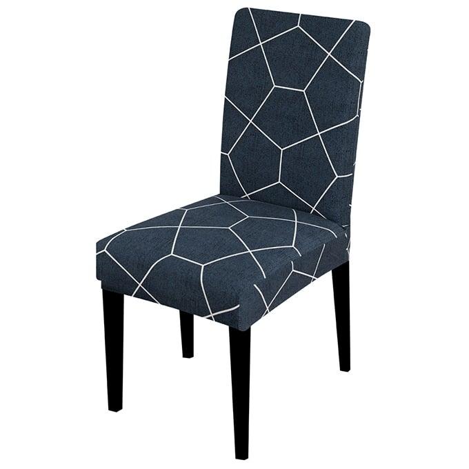 Printed Chair Cover Spandex Stretch Slipcovers Elastic Chair Covers Dining Banquet Home Hotel Weddings Christmas Seat Protector Super Fit Slipcover Stretch Removable Washable Soft Spandex Fabric For Home Hotel Dining Room Ceremony Banquet Wedding Party Stevvex