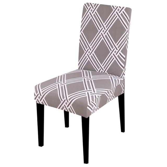 Printed Chair Cover Spandex Stretch Slipcovers Elastic Chair Covers Dining Banquet Home Hotel Weddings Christmas Seat Protector Super Fit Slipcover Stretch Removable Washable Soft Spandex Fabric For Home Hotel Dining Room Ceremony Banquet Wedding Party Stevvex