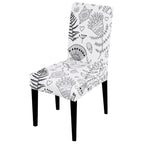 Printed Chair Cover Spandex Stretch Slipcovers Elastic Chair Covers Dining Banquet Home Hotel Weddings Christmas Seat Protector Super Fit Slipcover Stretch Removable Washable Soft Spandex Fabric For Home Hotel Dining Room Ceremony Banquet Wedding Party Stevvex