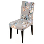 Printed Chair Cover Spandex Stretch Slipcovers Elastic Chair Covers Dining Banquet Home Hotel Weddings Christmas Seat Protector Super Fit Slipcover Stretch Removable Washable Soft Spandex Fabric For Home Hotel Dining Room Ceremony Banquet Wedding Party Stevvex