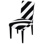Printed Chair Cover Spandex Stretch Slipcovers Elastic Chair Covers Dining Banquet Home Hotel Weddings Christmas Seat Protector Super Fit Slipcover Stretch Removable Washable Soft Spandex Fabric For Home Hotel Dining Room Ceremony Banquet Wedding Party Stevvex