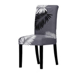 Printed Chair Cover Spandex Stretch Slipcovers Elastic Chair Covers Dining Banquet Home Hotel Weddings Christmas Seat Protector Super Fit Slipcover Stretch Removable Washable Soft Spandex Fabric For Home Hotel Dining Room Ceremony Banquet Wedding Party Stevvex