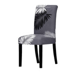Printed Chair Cover Spandex Stretch Slipcovers Elastic Chair Covers Dining Banquet Home Hotel Weddings Christmas Seat Protector Super Fit Slipcover Stretch Removable Washable Soft Spandex Fabric For Home Hotel Dining Room Ceremony Banquet Wedding Party Stevvex