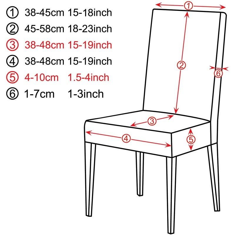 Printed Chair Cover Spandex Stretch Slipcovers Elastic Chair Covers Dining Banquet Home Hotel Weddings Christmas Seat Protector Super Fit Slipcover Stretch Removable Washable Soft Spandex Fabric For Home Hotel Dining Room Ceremony Banquet Wedding Party Stevvex
