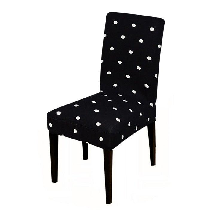 Printed Chair Cover Spandex Stretch Slipcovers Elastic Chair Covers Dining Banquet Home Hotel Weddings Christmas Seat Protector Super Fit Slipcover Stretch Removable Washable Soft Spandex Fabric For Home Hotel Dining Room Ceremony Banquet Wedding Party Stevvex