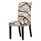 Printed Chair Cover Spandex Stretch Slipcovers Elastic Chair Covers Dining Banquet Home Hotel Weddings Christmas Seat Protector Super Fit Slipcover Stretch Removable Washable Soft Spandex Fabric For Home Hotel Dining Room Ceremony Banquet Wedding Party Stevvex