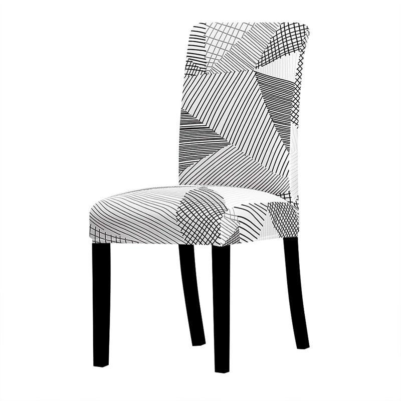 Printed Chair Cover Spandex Stretch Slipcovers Elastic Chair Covers Dining Banquet Home Hotel Weddings Christmas Seat Protector Super Fit Slipcover Stretch Removable Washable Soft Spandex Fabric For Home Hotel Dining Room Ceremony Banquet Wedding Party Stevvex