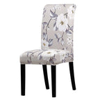 Printed Chair Cover Spandex Stretch Slipcovers Elastic Chair Covers Dining Banquet Home Hotel Weddings Christmas Seat Protector Super Fit Slipcover Stretch Removable Washable Soft Spandex Fabric For Home Hotel Dining Room Ceremony Banquet Wedding Party Stevvex
