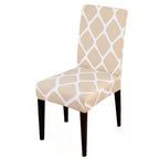 Printed Chair Cover Spandex Stretch Slipcovers Elastic Chair Covers Dining Banquet Home Hotel Weddings Christmas Seat Protector Super Fit Slipcover Stretch Removable Washable Soft Spandex Fabric For Home Hotel Dining Room Ceremony Banquet Wedding Party Stevvex