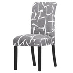 Printed Chair Cover Washable Removable Big Elastic Seat Arm Covers Slipcovers Stretch For Banquet Hotel Printed Dining Chair Slipcovers, Removable Washable Soft Spandex Stretch Chair Covers Banquet Chair Stevvex