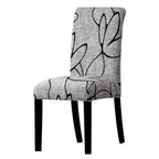 Printed Chair Cover Washable Removable Big Elastic Seat Arm Covers Slipcovers Stretch For Banquet Hotel Printed Dining Chair Slipcovers, Removable Washable Soft Spandex Stretch Chair Covers Banquet Chair Stevvex