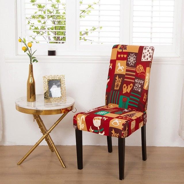 Printed Chair Cover Washable Removable Big Elastic Seat Arm Covers Slipcovers Stretch For Banquet Hotel Printed Dining Chair Slipcovers, Removable Washable Soft Spandex Stretch Chair Covers Banquet Chair Stevvex