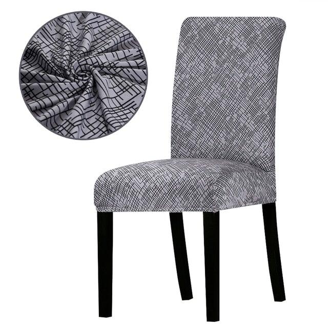 Printed Chair Cover Washable Removable Big Elastic Seat Arm Covers Slipcovers Stretch For Banquet Hotel Printed Dining Chair Slipcovers, Removable Washable Soft Spandex Stretch Chair Covers Banquet Chair Stevvex