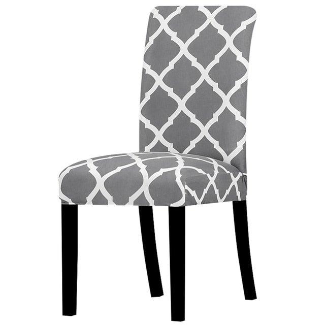 Printed Chair Cover Washable Removable Big Elastic Seat Arm Covers Slipcovers Stretch For Banquet Hotel Printed Dining Chair Slipcovers, Removable Washable Soft Spandex Stretch Chair Covers Banquet Chair Stevvex