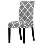 Printed Chair Cover Washable Removable Big Elastic Seat Arm Covers Slipcovers Stretch For Banquet Hotel Printed Dining Chair Slipcovers, Removable Washable Soft Spandex Stretch Chair Covers Banquet Chair Stevvex