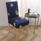 Printed Modern Chair Cover Spandex Stretch Elastic Chair Covers Seat Cover For Dining Room Hotel Wedding Banquet Cover Printed Stretchable Parson Chair Covers for Dining Room Pattern Stretch Dining Chair Slipcover Washable Removable for Kitchen Stevvex