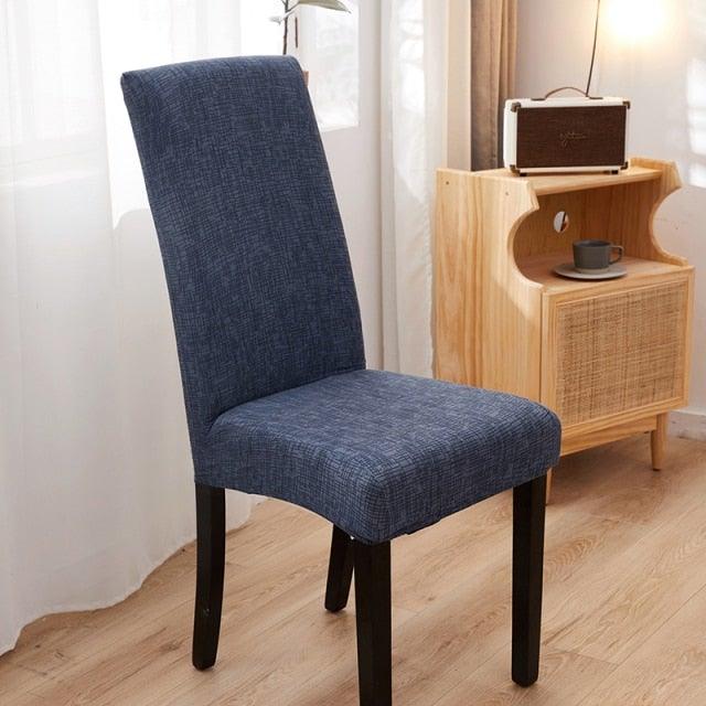 Printed Polyester Fabric Chair Cover Washable Chair Covers Seat Slipcovers Stretch Dining Seat Case For Home Stretch Removable Washable Dining Room Chair Protector Slipcovers/Home Decor Dining Room Seat Cover Multiple Styles Stevvex