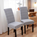 Printed Polyester Fabric Chair Cover Washable Chair Covers Seat Slipcovers Stretch Dining Seat Case For Home Stretch Removable Washable Dining Room Chair Protector Slipcovers/Home Decor Dining Room Seat Cover Multiple Styles Stevvex