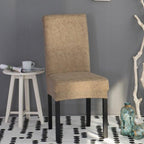 Printed Polyester Fabric Chair Cover Washable Chair Covers Seat Slipcovers Stretch Dining Seat Case For Home Stretch Removable Washable Dining Room Chair Protector Slipcovers/Home Decor Dining Room Seat Cover Multiple Styles Stevvex