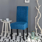 Printed Polyester Fabric Chair Cover Washable Chair Covers Seat Slipcovers Stretch Dining Seat Case For Home Stretch Removable Washable Dining Room Chair Protector Slipcovers/Home Decor Dining Room Seat Cover Multiple Styles Stevvex