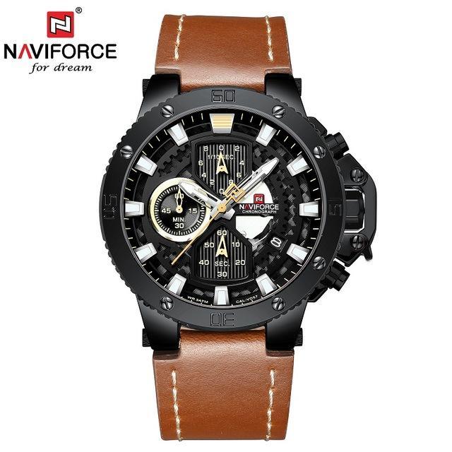 Men's Casual Waterproof Watch With Chronometers And Fluorescent Hands Excellent Design Perfect Gift - SJB-DIAMOND ELITES