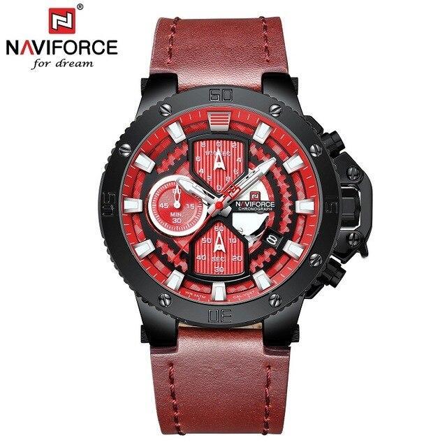Men's Casual Waterproof Watch With Chronometers And Fluorescent Hands Excellent Design Perfect Gift - SJB-DIAMOND ELITES