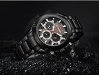 Men's  Waterproof Stainless Steel Watch With Chronometers Business Style Wristwatch Unique Design Perfect Gift - SJB-DIAMOND ELITES